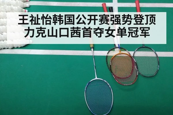 王祉怡韩国公开赛强势登顶 力克山口茜首夺女单冠军