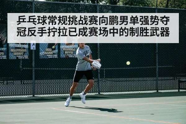 乒乓球常规挑战赛向鹏男单强势夺冠反手拧拉已成赛场中的制胜武器